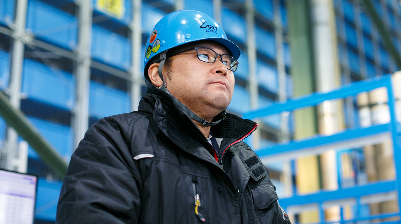 更家さんの仕事風景