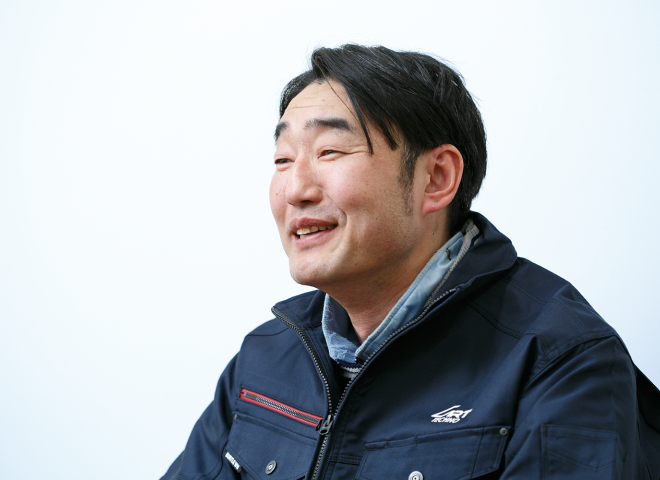 中村さんのインタビュー風景2